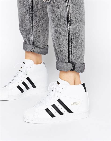 adidas high tops damen weiß|Women's White High Tops .